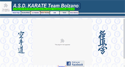 Desktop Screenshot of karateteambolzano.it